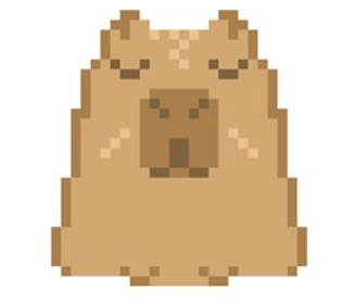 Pixel capybara